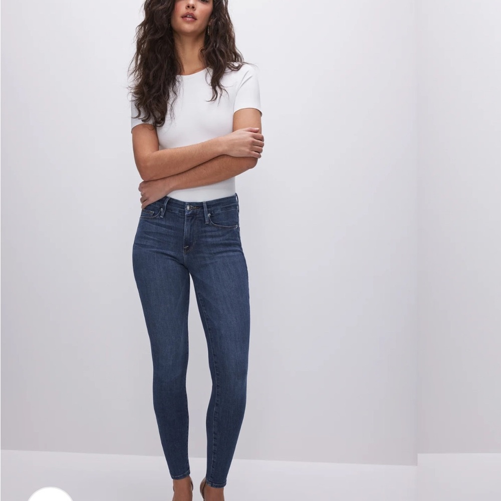 Good American - Good Legs Crop - Blue 375